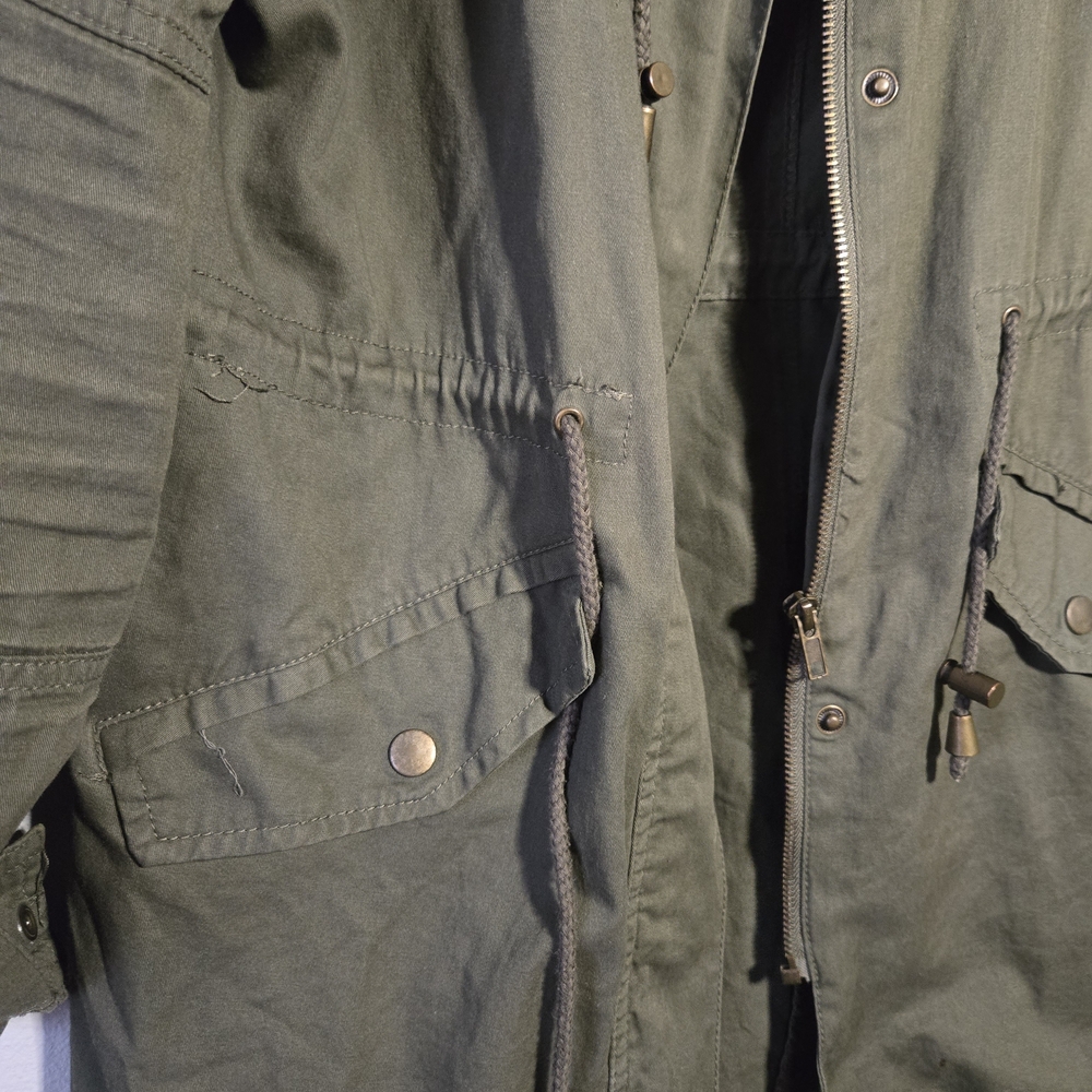 Miss London Black Label Utility Anorak Jacket –‎ Size XL – Great Condition - Picture 2 of 9